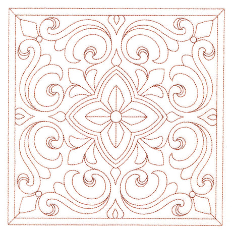 Fancy Filigree Quilting 1 (Double Run)