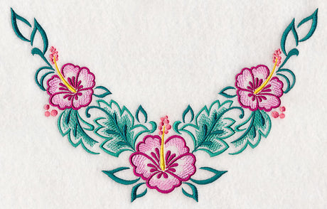 Hibiscus Neckline (V-Neck)