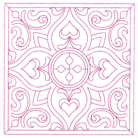 Fancy Filigree Quilting 4 (Double Run)