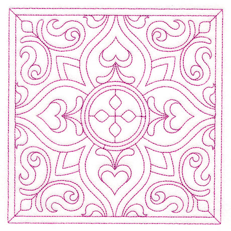 Fancy Filigree Quilting 4 (Double Run)