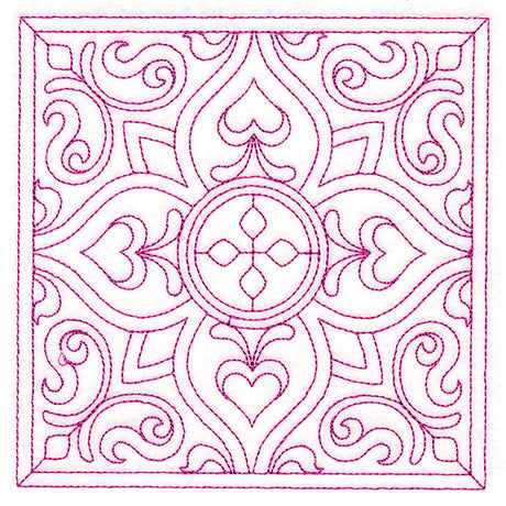 Fancy Filigree Quilting 4 (Double Run)