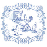 Countryside Farm Scene - Chickens