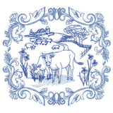 Countryside Farm Scene - Cows