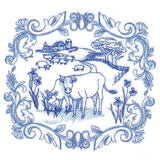 Countryside Farm Scene - Cows