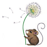Merry Mouse with Dandelion