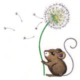 Merry Mouse with Dandelion
