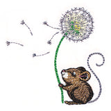 Merry Mouse with Dandelion