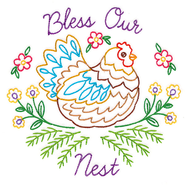 Bless Our Nest Chicken (Vintage)