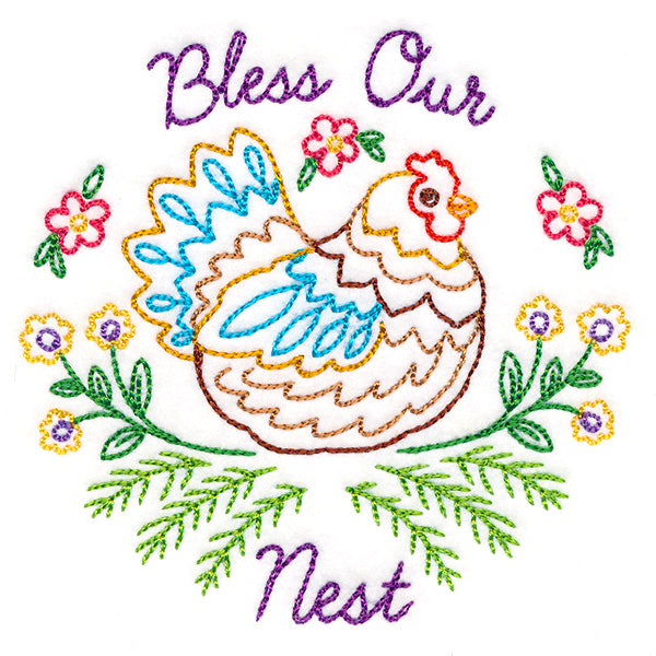 Bless Our Nest Chicken (Vintage)