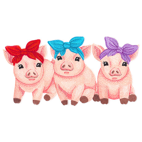Sweet Piglet Trio