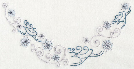 Icy Reindeer Neckline (V-Neck)