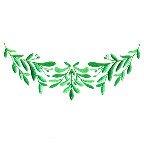 Lively Botanical Neckline