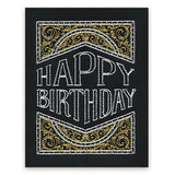 Happy Birthday (Cardstock)