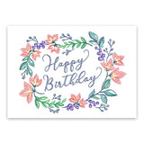 Happy Birthday Wreath (Cardstock)