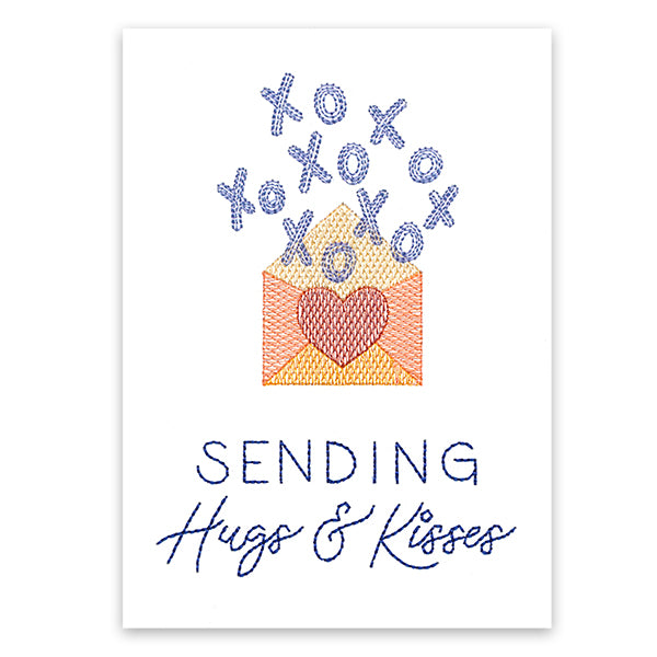 Sending Hugs & Kisses (Cardstock)