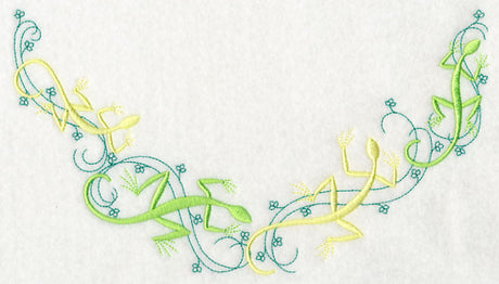 Leaping Lizards Neckline (V-Neck)