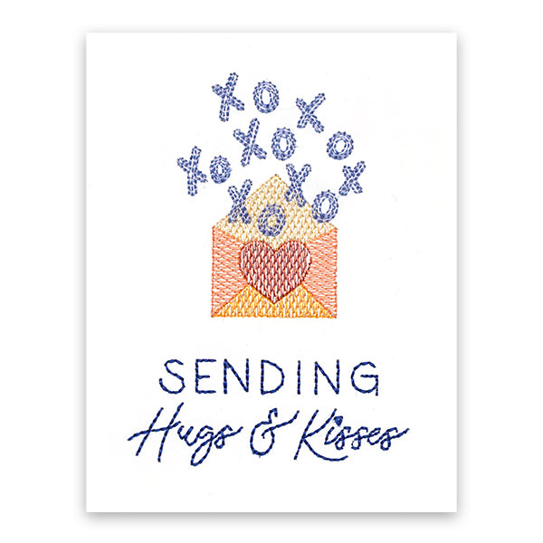 Sending Hugs & Kisses (Cardstock)