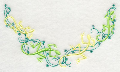 Leaping Lizards Neckline (V-Neck)