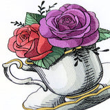 Tea Cup Rose Bouquet