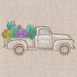 Succulent Retro Truck