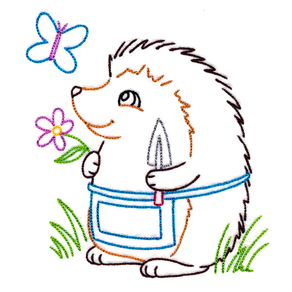 Backyard Friends - Hedgehog (Vintage)