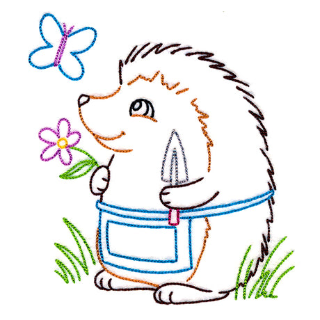 Backyard Friends - Hedgehog (Vintage)