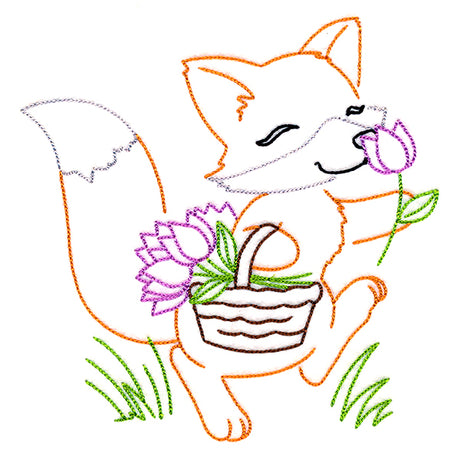 Backyard Friends - Fox (Vintage)