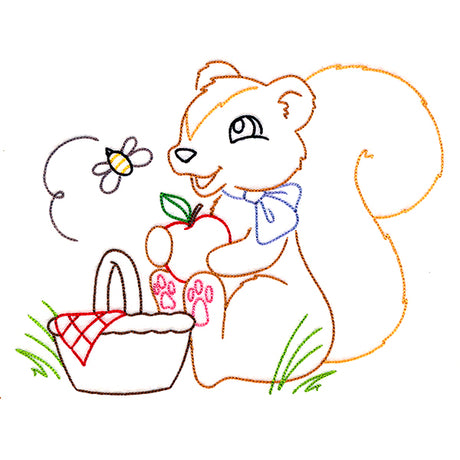 Backyard Friends - Squirrel (Vintage)