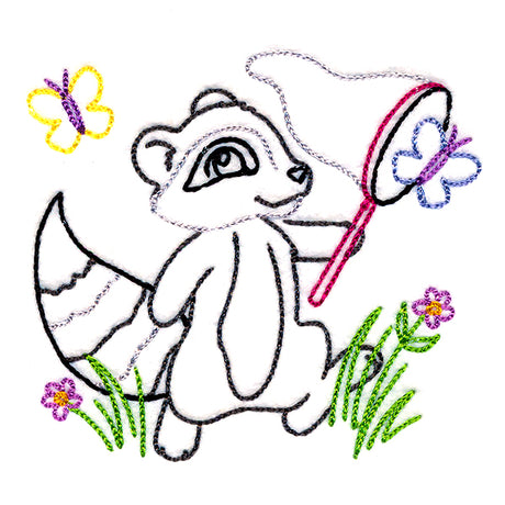 Backyard Friends - Raccoon (Vintage)