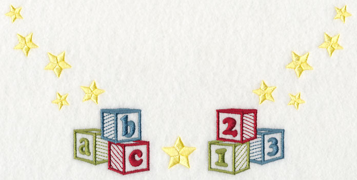 Letter Blocks Neckline (V-Neck)