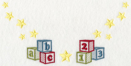 Letter Blocks Neckline (V-Neck)