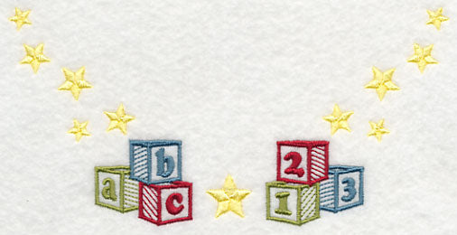 Letter Blocks Neckline (V-Neck)