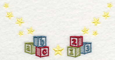 Letter Blocks Neckline (V-Neck)