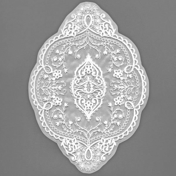 Delicate Floral Doily (Organza)