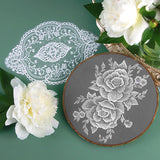 Delicate Floral Doily (Organza)