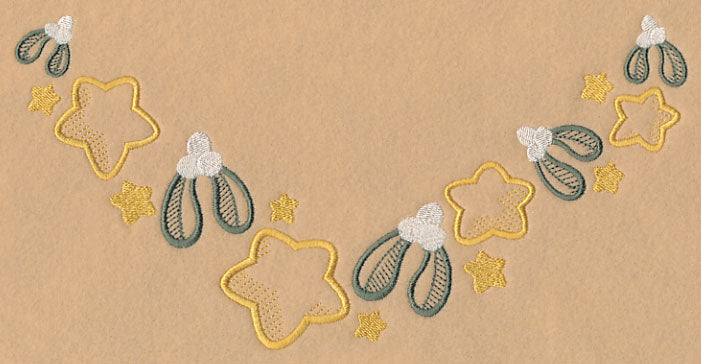 Merry Mistletoe Neckline (V-Neck)