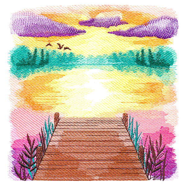 Sunset Dreams on the Lake