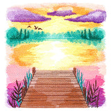 Sunset Dreams on the Lake