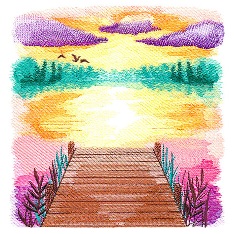 Sunset Dreams on the Lake