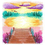 Sunset Dreams on the Lake