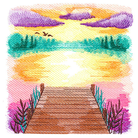 Sunset Dreams on the Lake