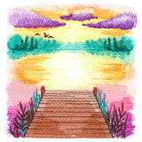 Sunset Dreams on the Lake