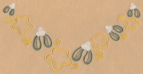 Merry Mistletoe Neckline (V-Neck)