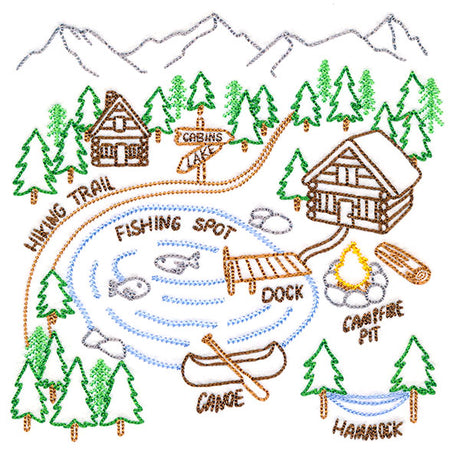 Northwoods Camping Map