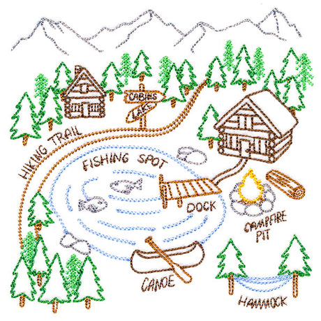 Northwoods Camping Map