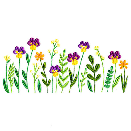 Perfect Pansy Border