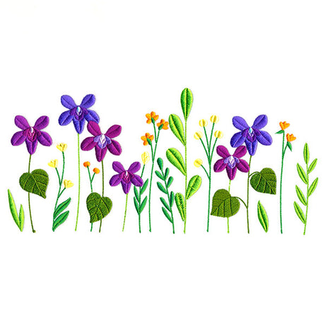 Dainty Wood Violet Border