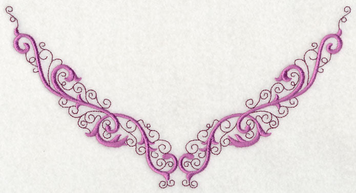 Ornate Swirls Neckline (V-Neck)