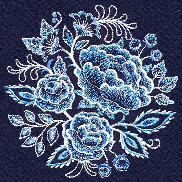 Delft Blue Florals Bouquet