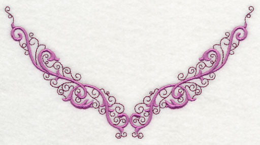 Ornate Swirls Neckline (V-Neck)